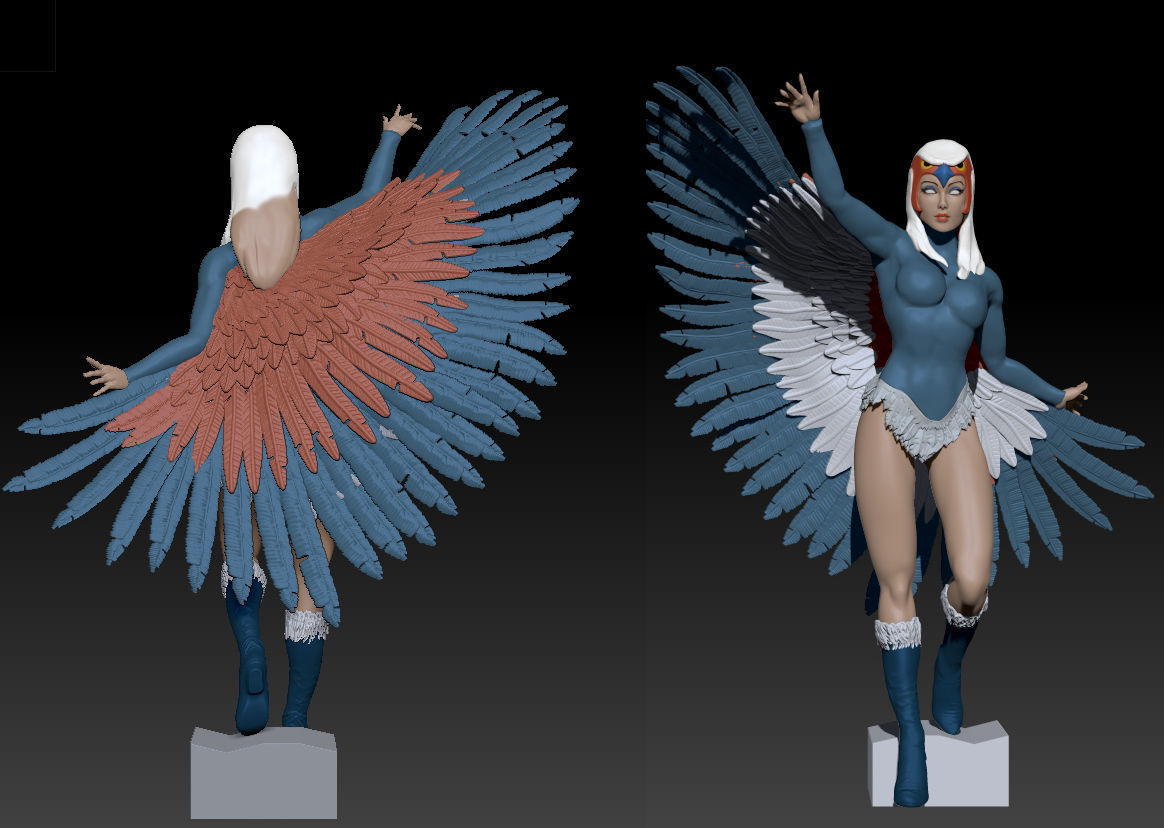 Sorceress Pose 2 MOTU fans 3D print model_4