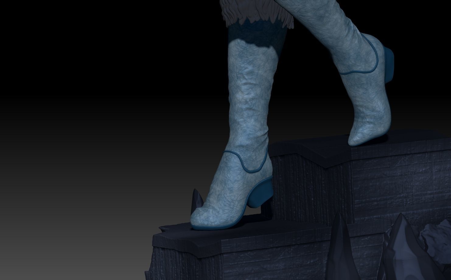 Sorceress Pose 2 MOTU fans 3D print model_3