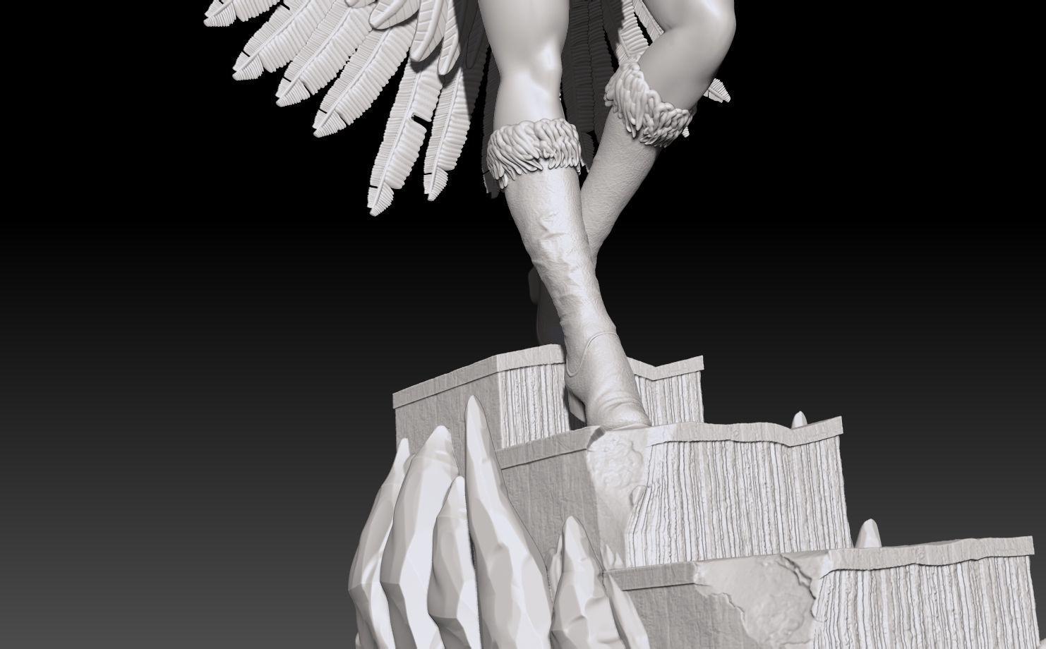 Sorceress Pose 2 MOTU fans 3D print model_14