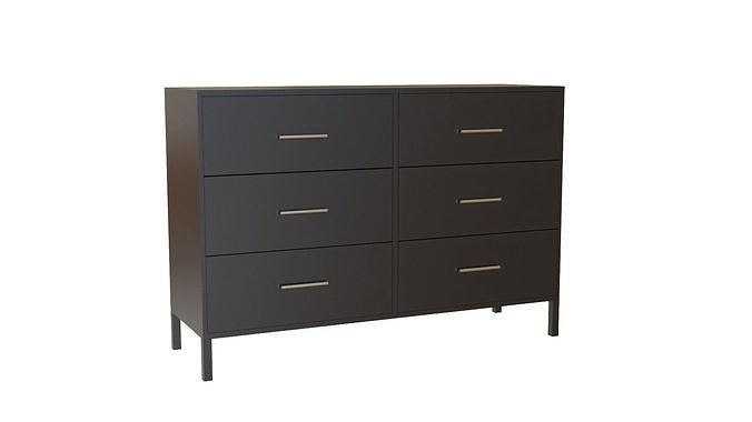 Modern Dresser Free 3D model