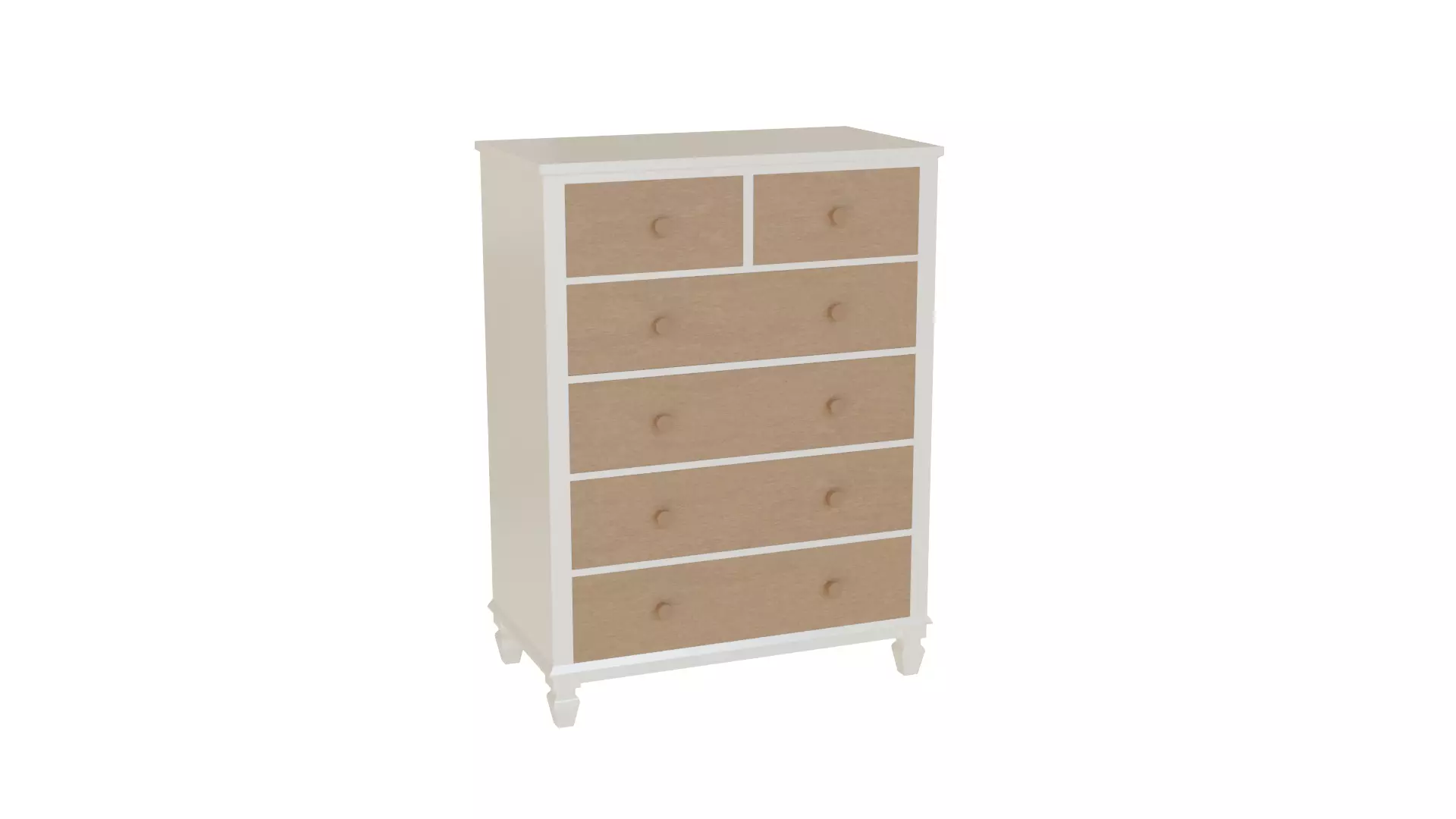 Tall Dresser Free 3D model