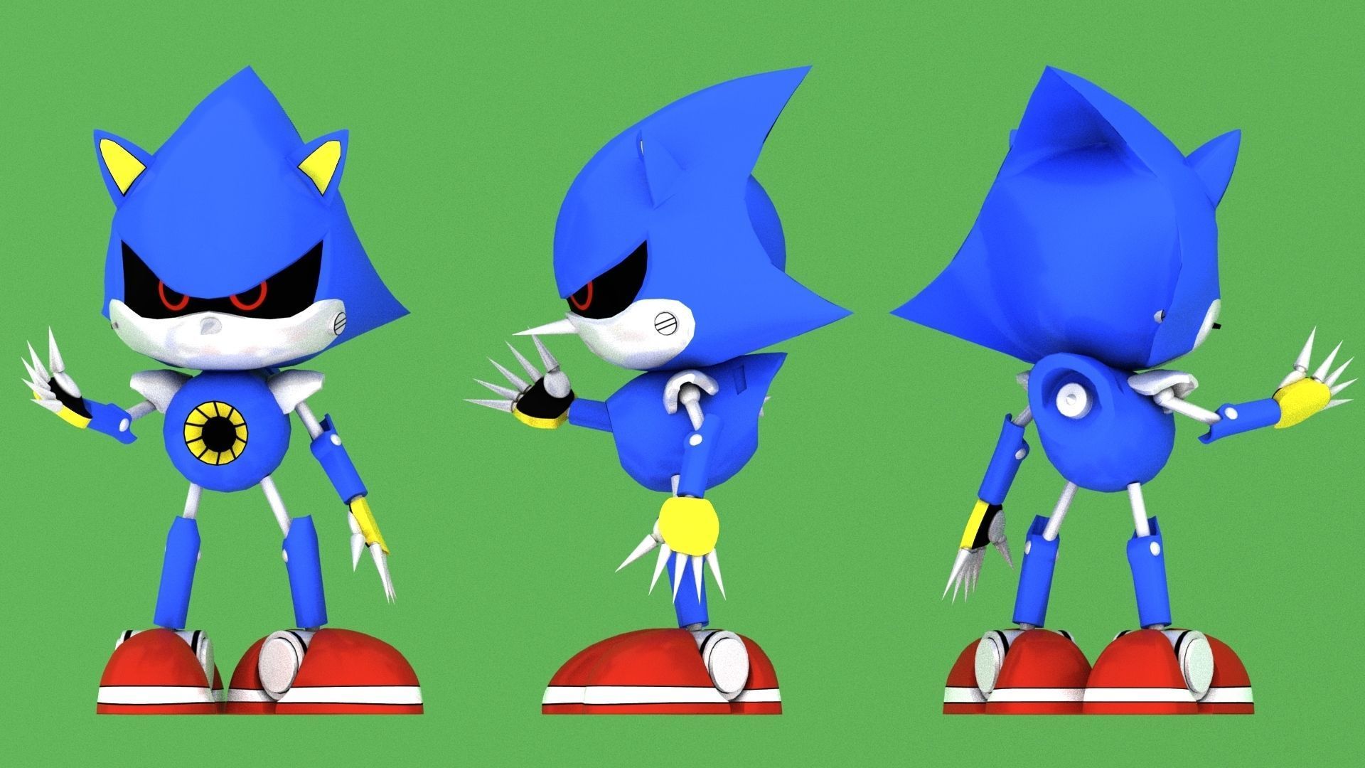 Metal Sonic 3D model_1