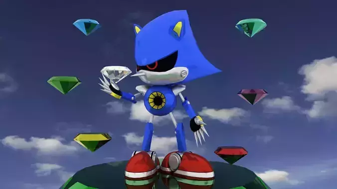 Metal Sonic 3D model
