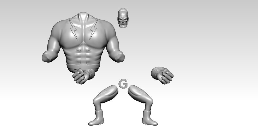 Lao G - team Donquixote Pirates - Onepiece - 3d model 3D print model_3