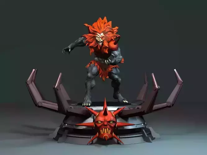 MonStar VIllain from SIlverhawks 3d printing STL files by ARK