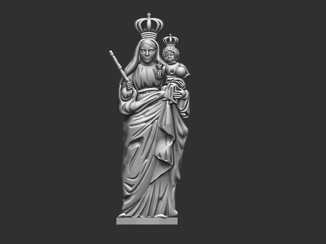 Nossa Senhora da Abadia - Our Lady of the Abbey 3D print model