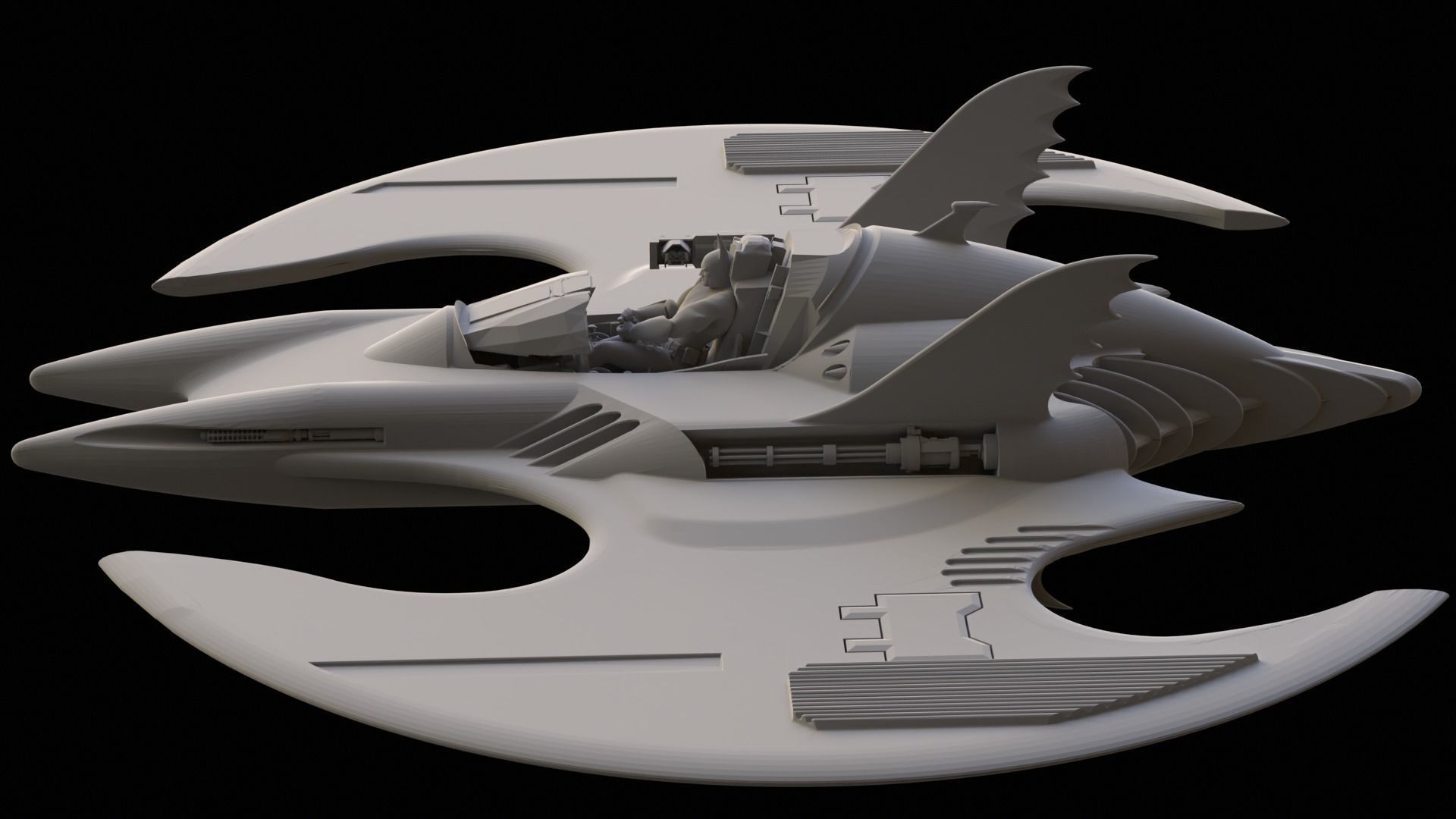 Batwing 1989 Printable 3D print model_13