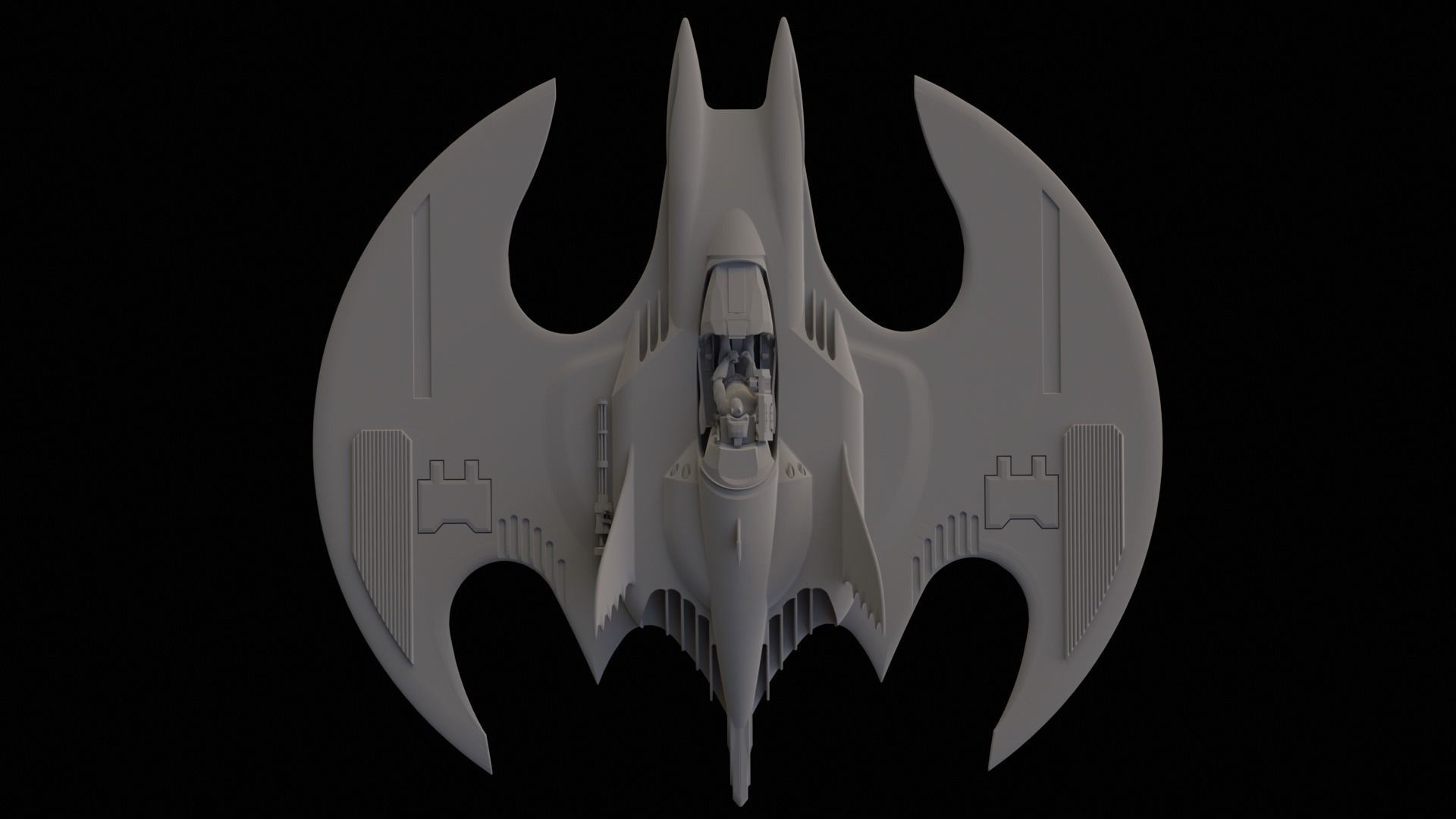 Batwing 1989 Printable 3D print model_15