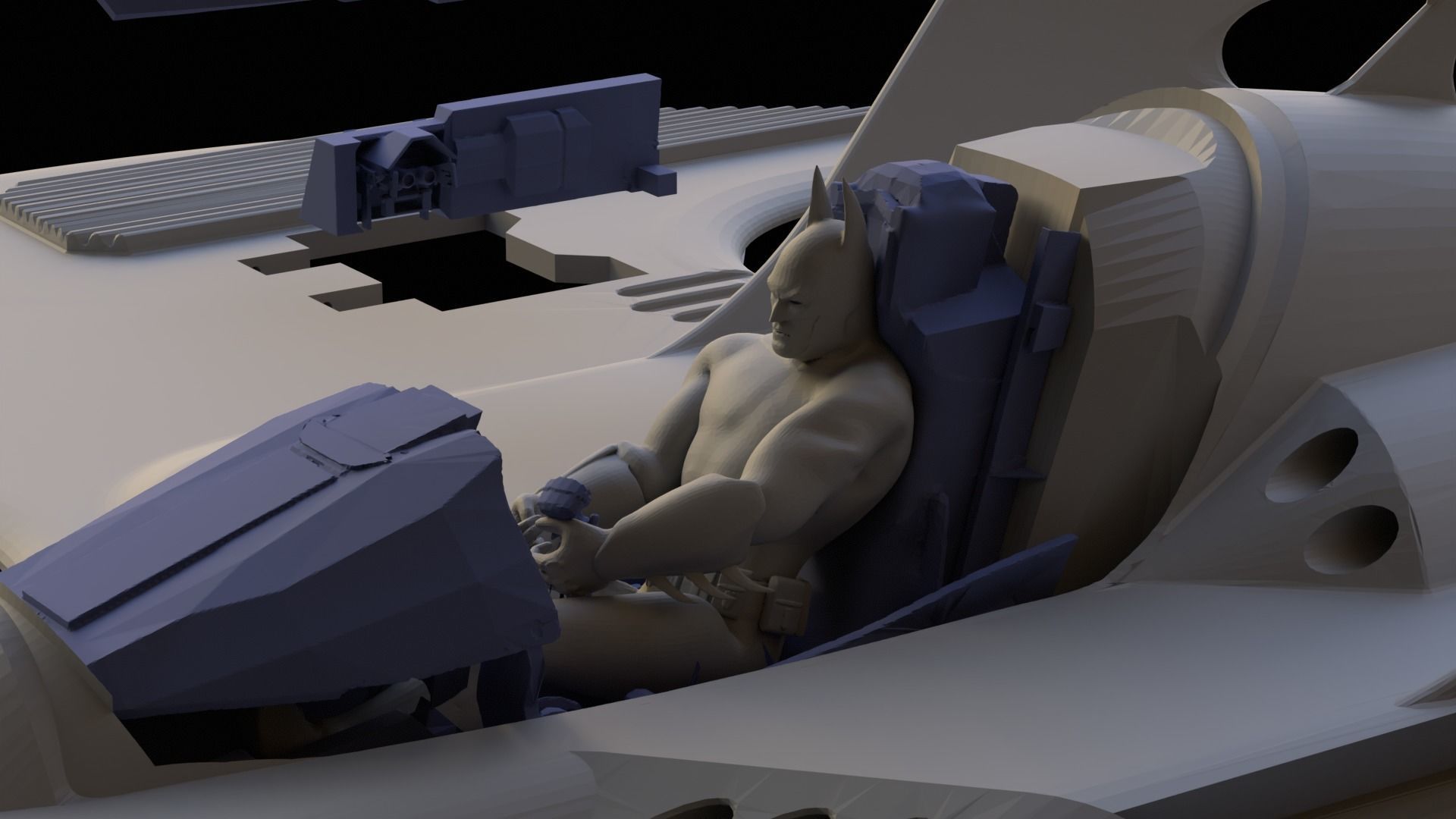 Batwing 1989 Printable 3D print model_7