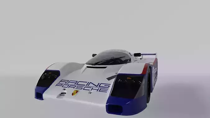 Porsche 962 C Short Tail SPORT CAR VINTAGE 