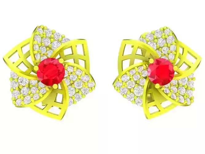 5950 ultra vision diamond earrings 