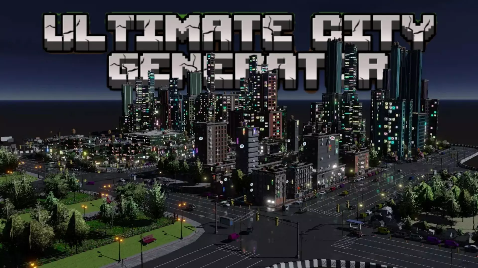 Ultimate city generator 3D model_0