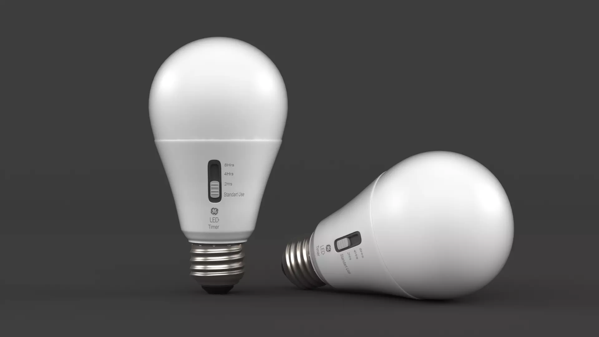 LED Light Bulb 3D model_0