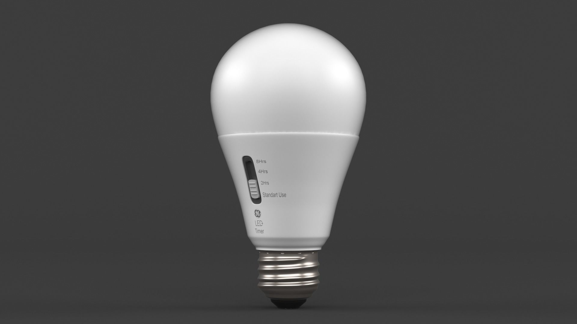 LED Light Bulb 3D model_2