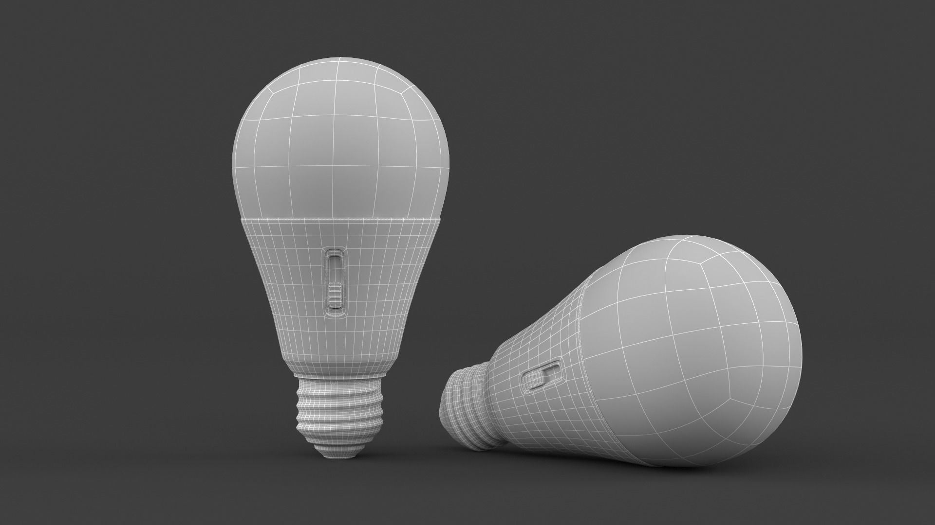 LED Light Bulb 3D model_5
