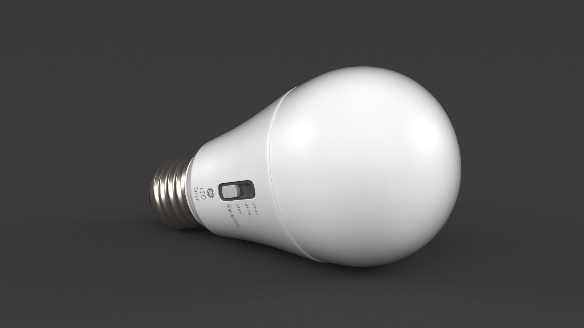 LED Light Bulb 3D model_3