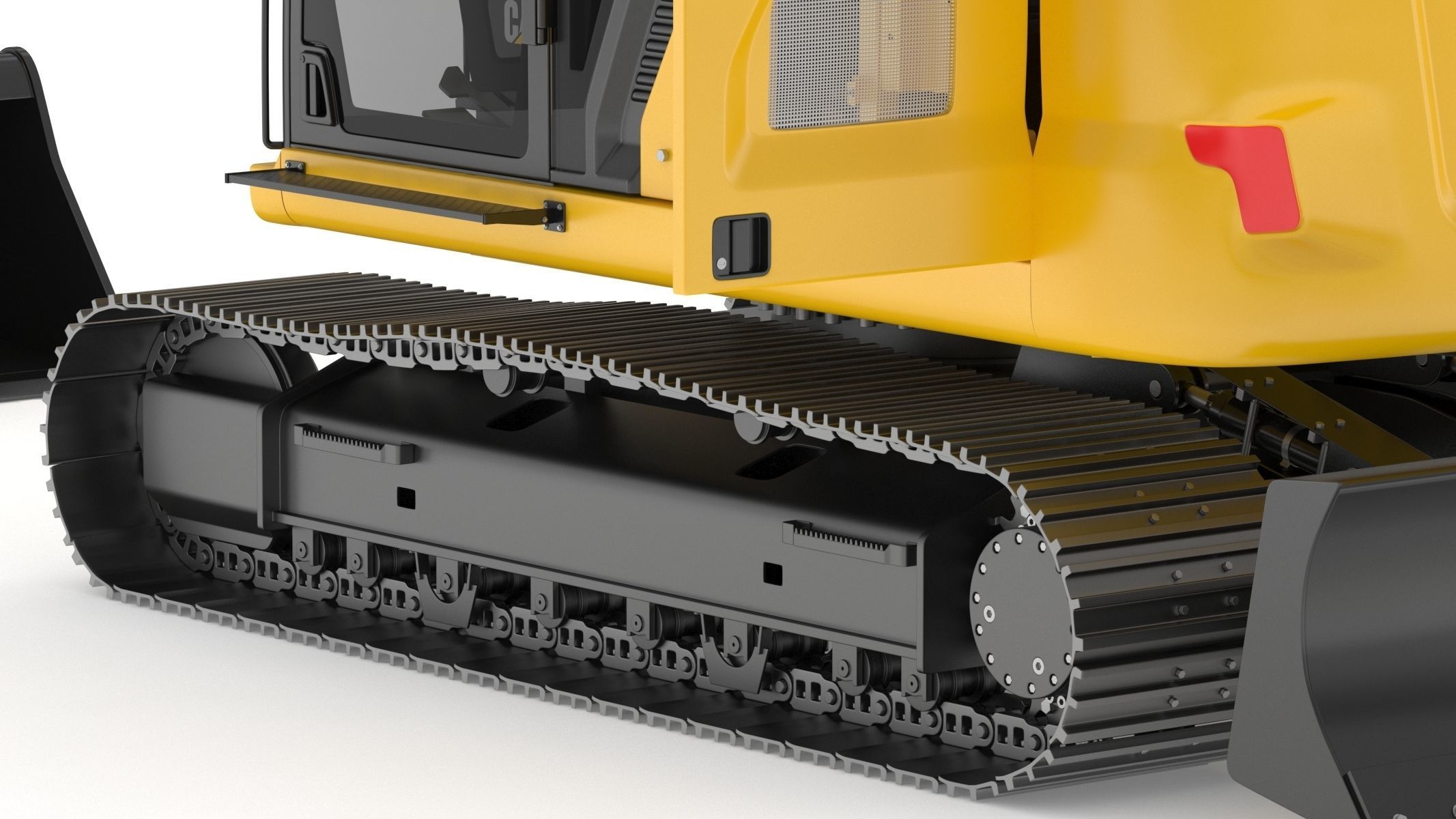 Cat 313 Excavator Triple Arm 3D model_19