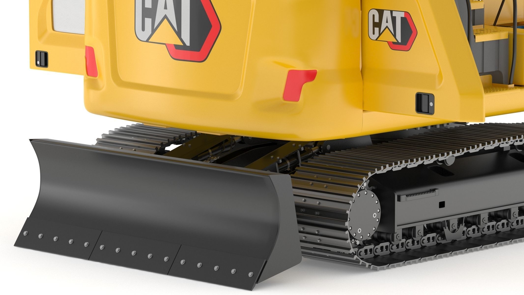 Cat 313 Excavator Triple Arm 3D model_17