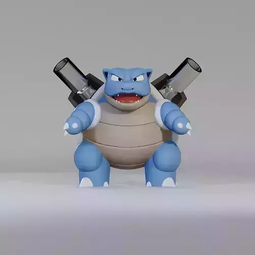 Blastoise 3D print model