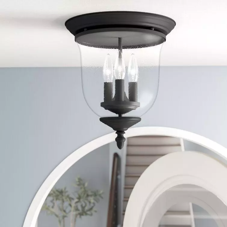 Aaven Glass Flush Mount Free 3D model