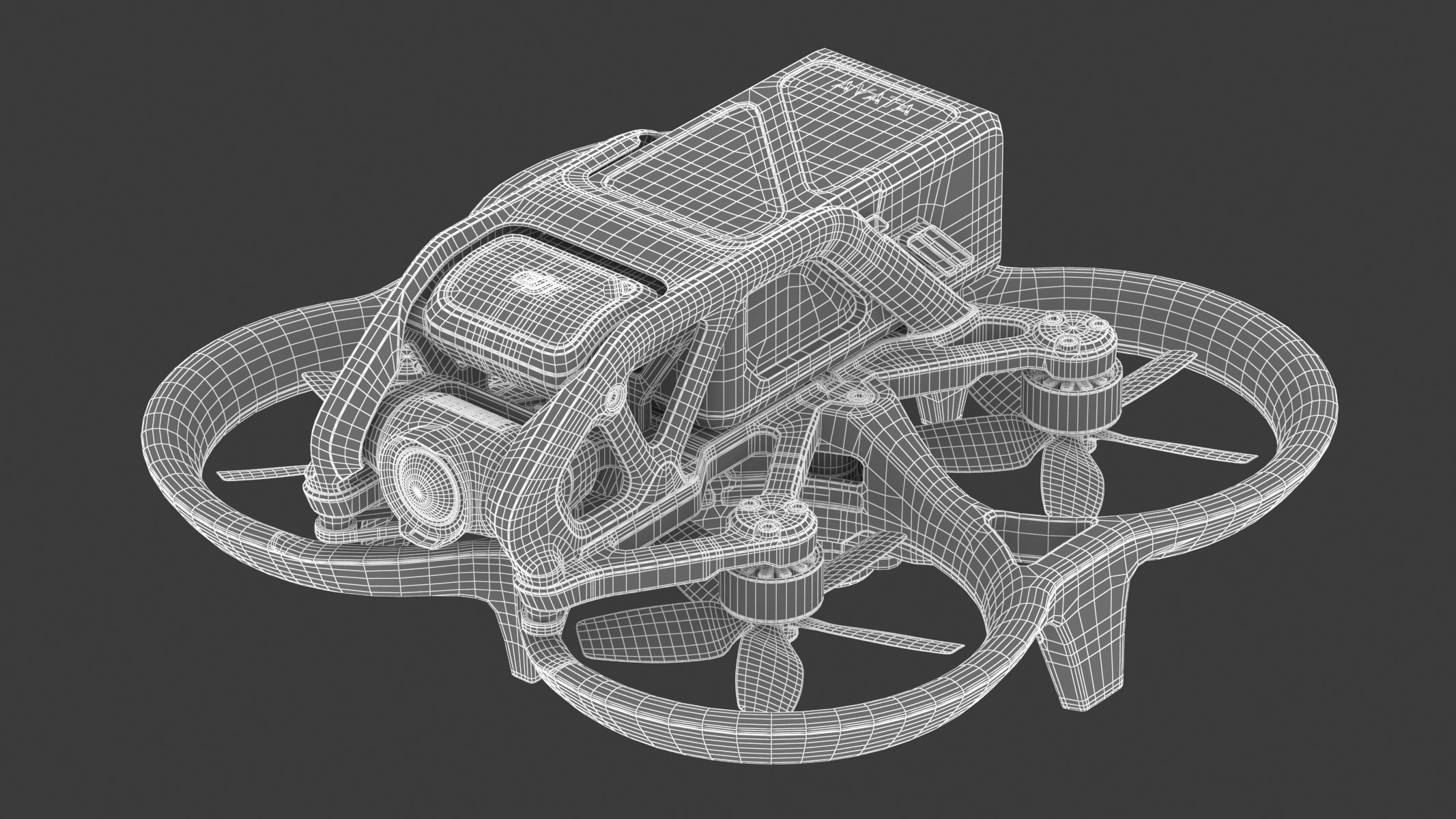 DJI Avata Drone 3D model_27