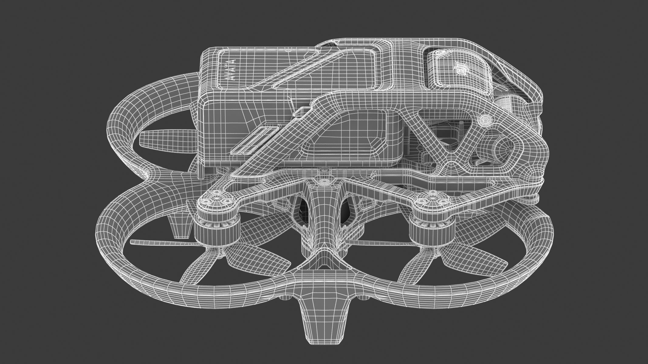 DJI Avata Drone 3D model_22