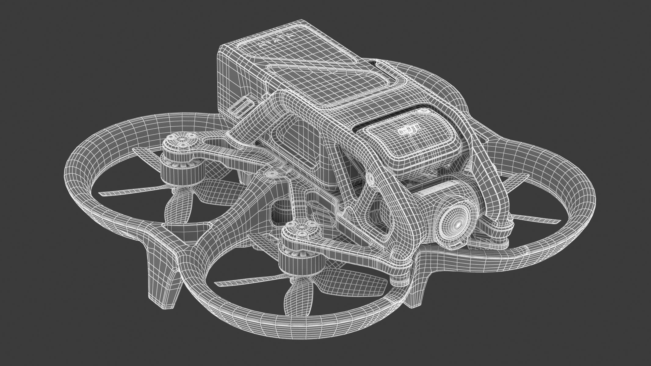 DJI Avata Drone 3D model_21
