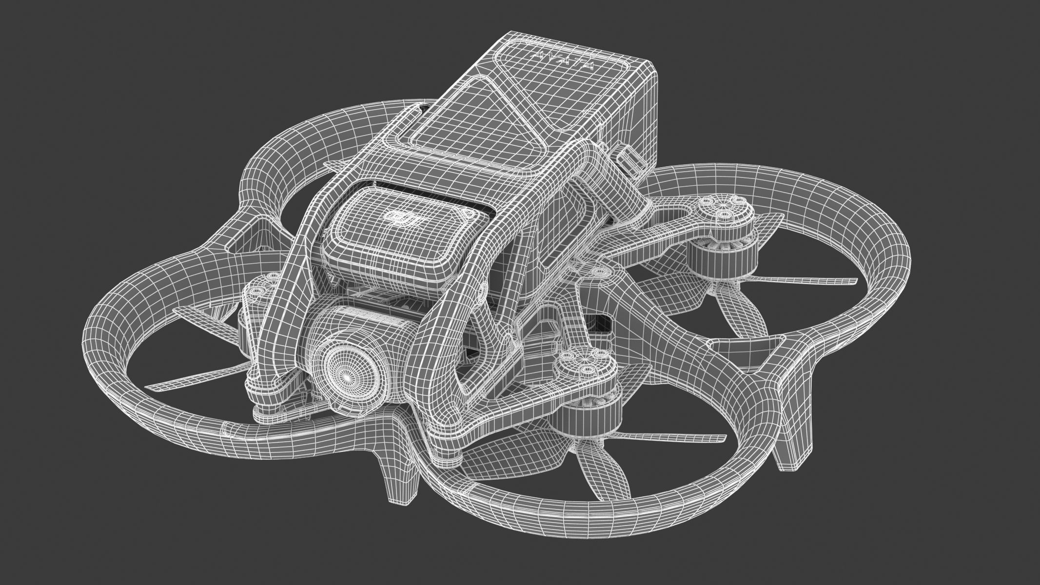 DJI Avata Drone 3D model_20