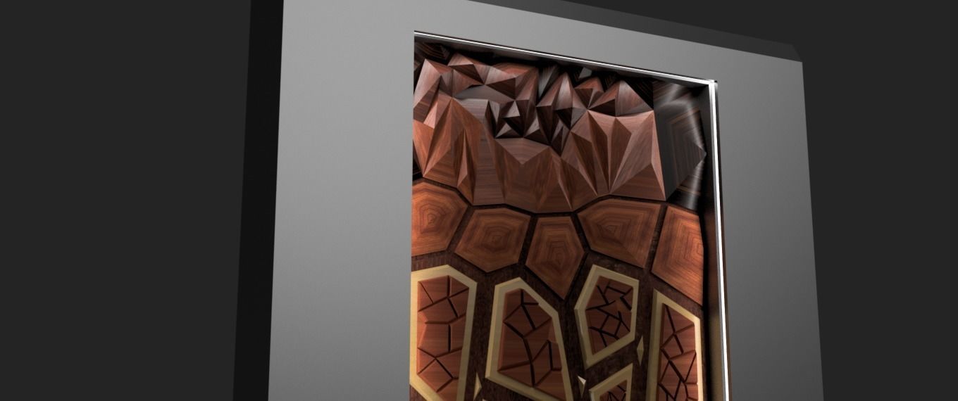 Wall art  01 3D model_4