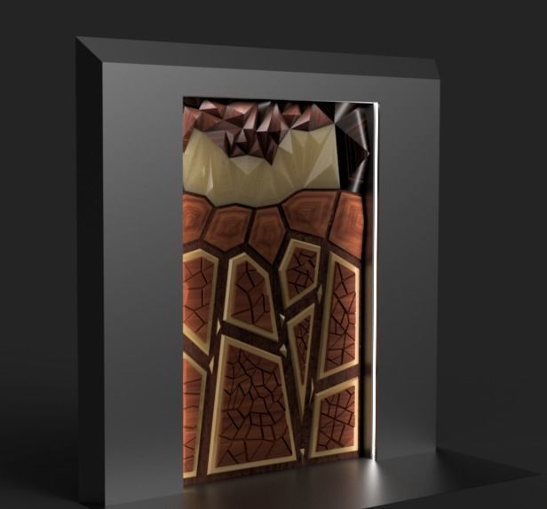 Wall art  01 3D model_1