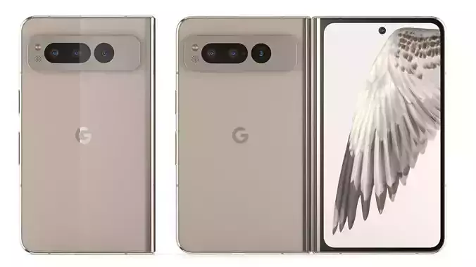 Google Pixel Fold Forcelain 3D model