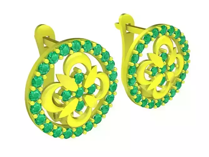 5971 fashion diamond earrings 