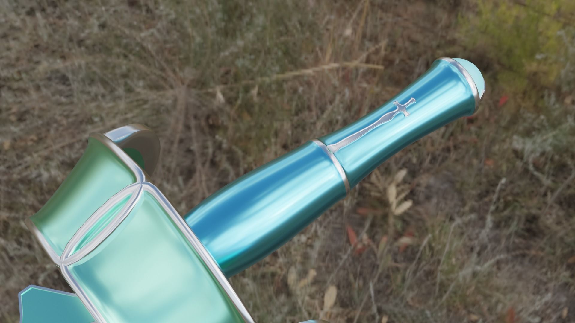 Lambent Light sword Low-poly 3D model_3