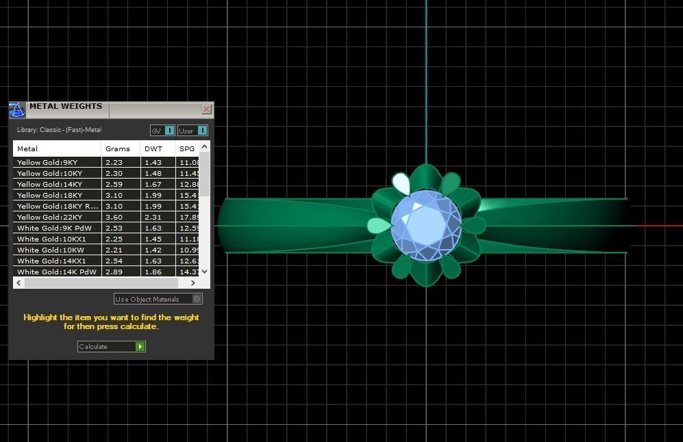 Women Solitaire Engagement Ring 3D print model_3