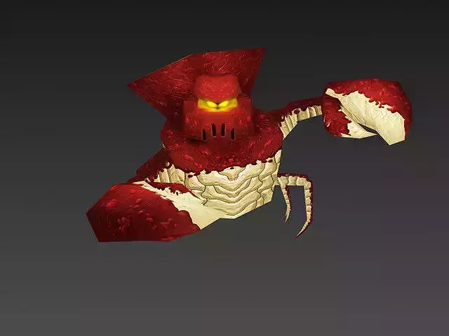 Monster Lobster Low-poly 3D model