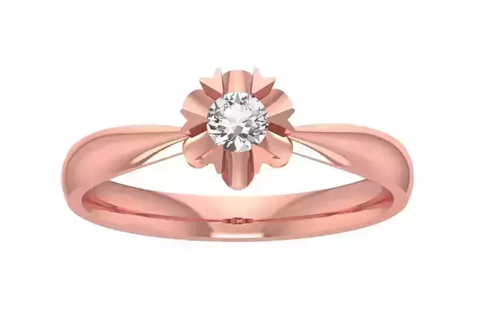 Women Solitaire Engagement Ring