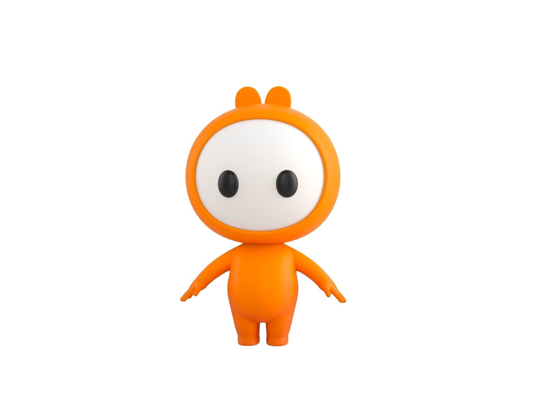 Character262 Rigged Mascot 3D model rigged | CGTrader