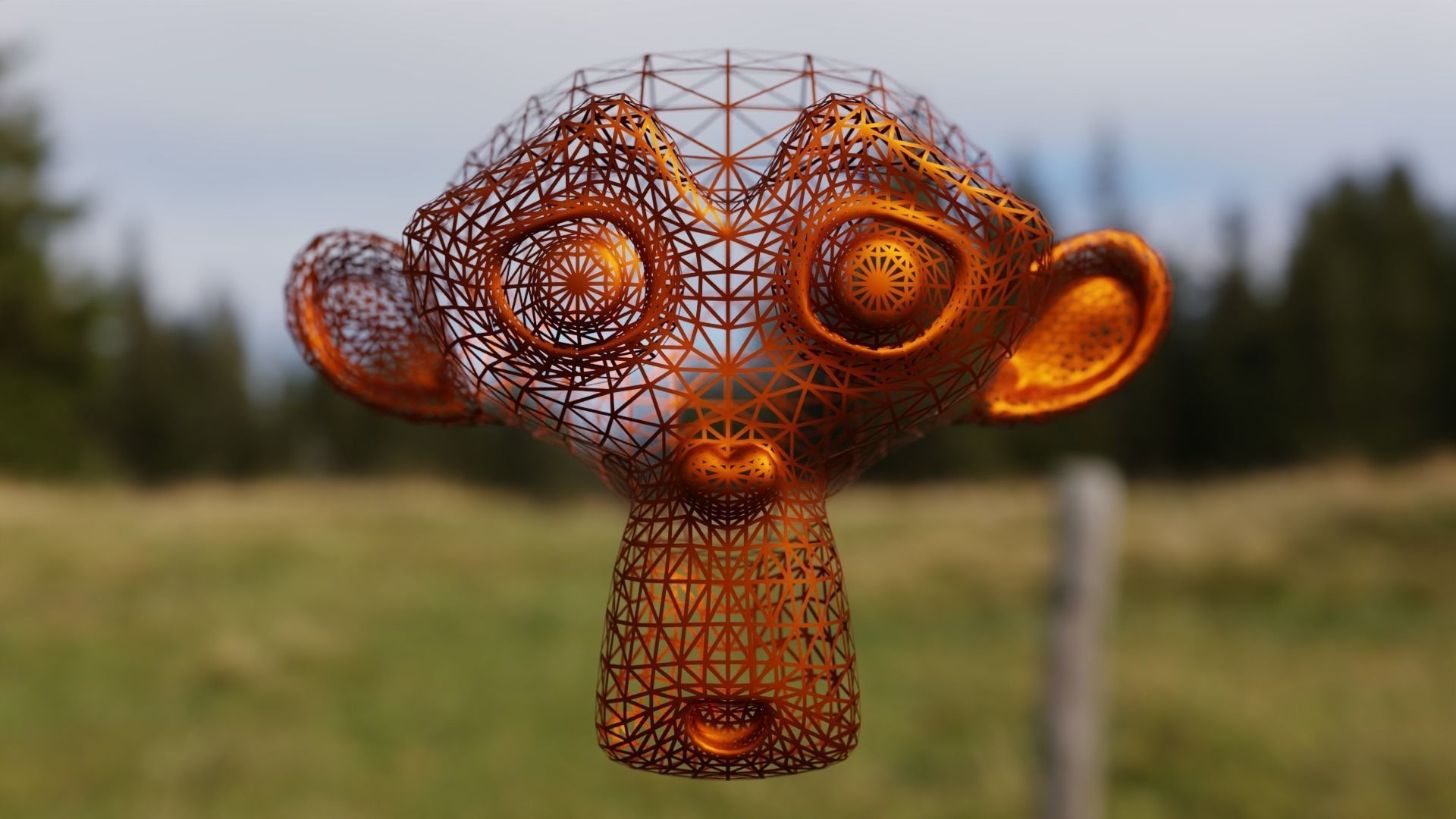 Stylized Procedural Wireframe Shader for Blender Cycles Texture_6