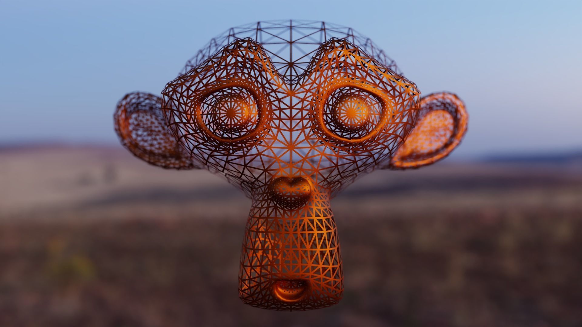 Stylized Procedural Wireframe Shader for Blender Cycles Texture_5