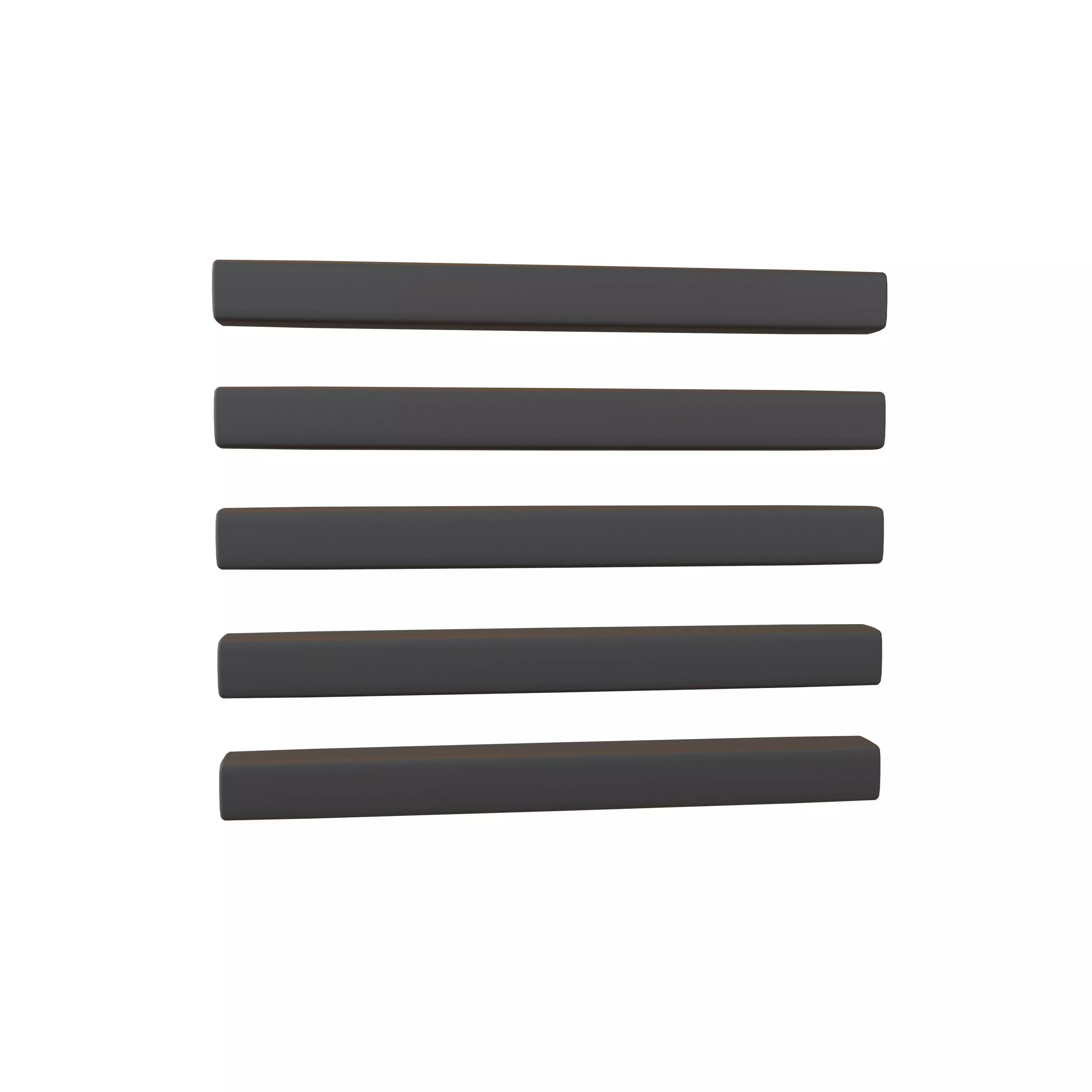 Alignment Text Center Symbol V2 001 Low-poly 3D model