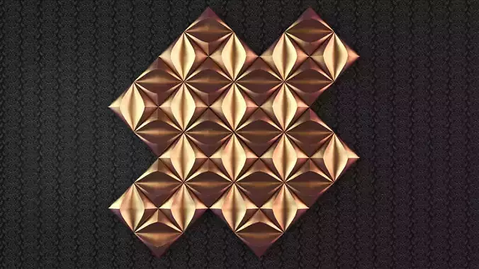 3D WALL PANEL  collection 13 of 14 3D print model