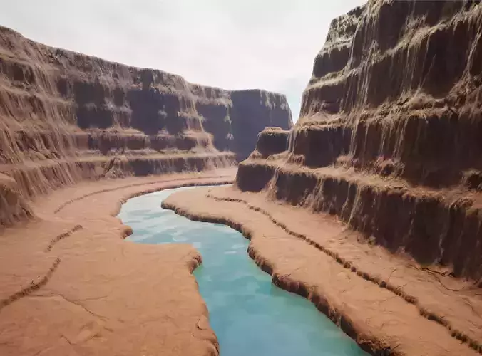 TERRAIN CANYON 08 4K