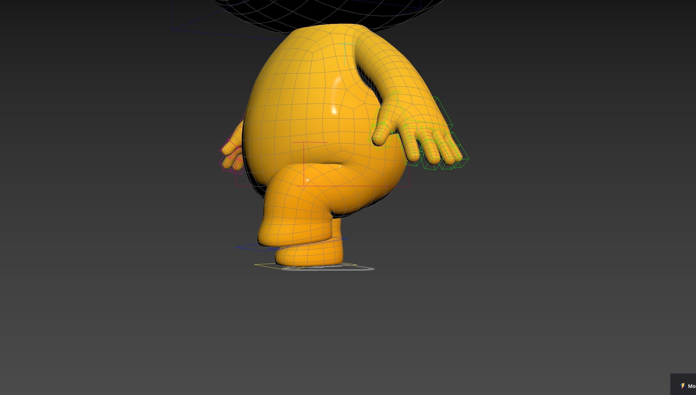 Character264 Rigged Mascot 3D model_26
