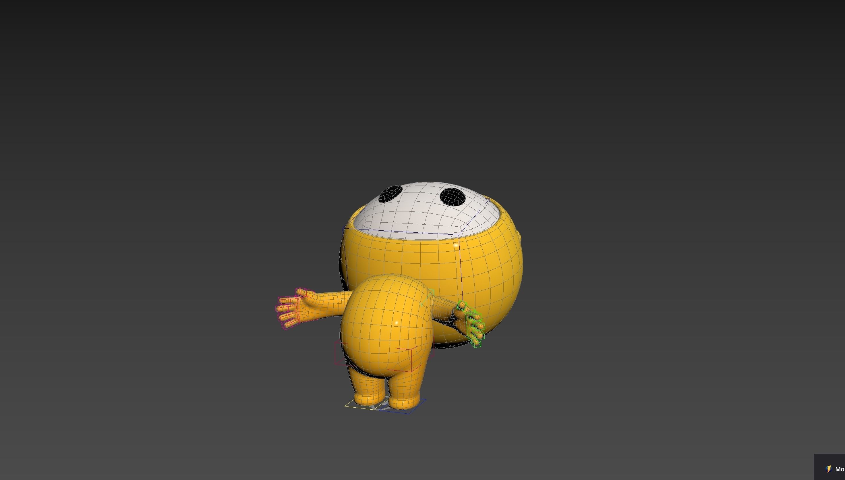 Character264 Rigged Mascot 3D model_25