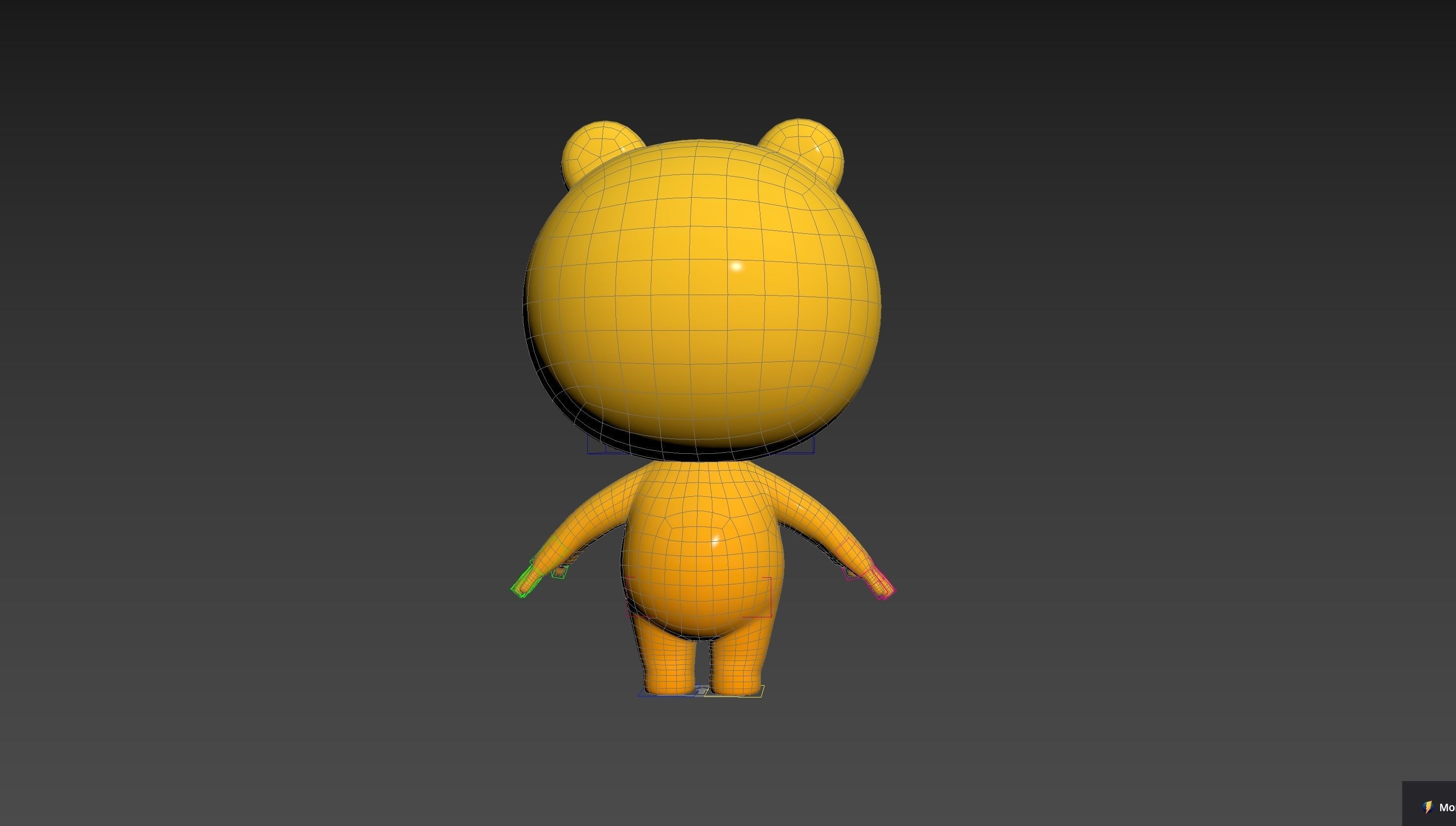 Character264 Rigged Mascot 3D model_32