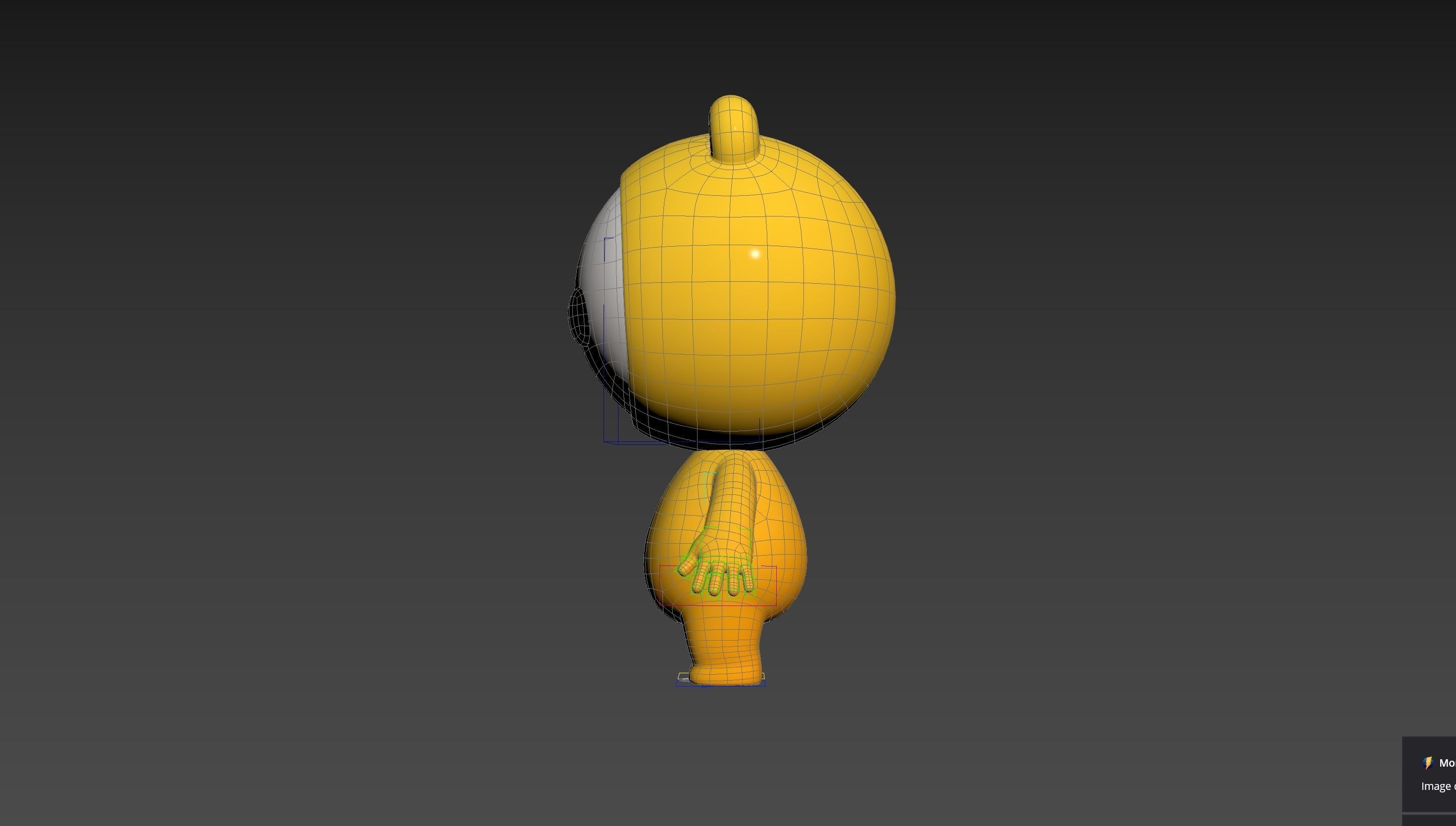 Character264 Rigged Mascot 3D model_34