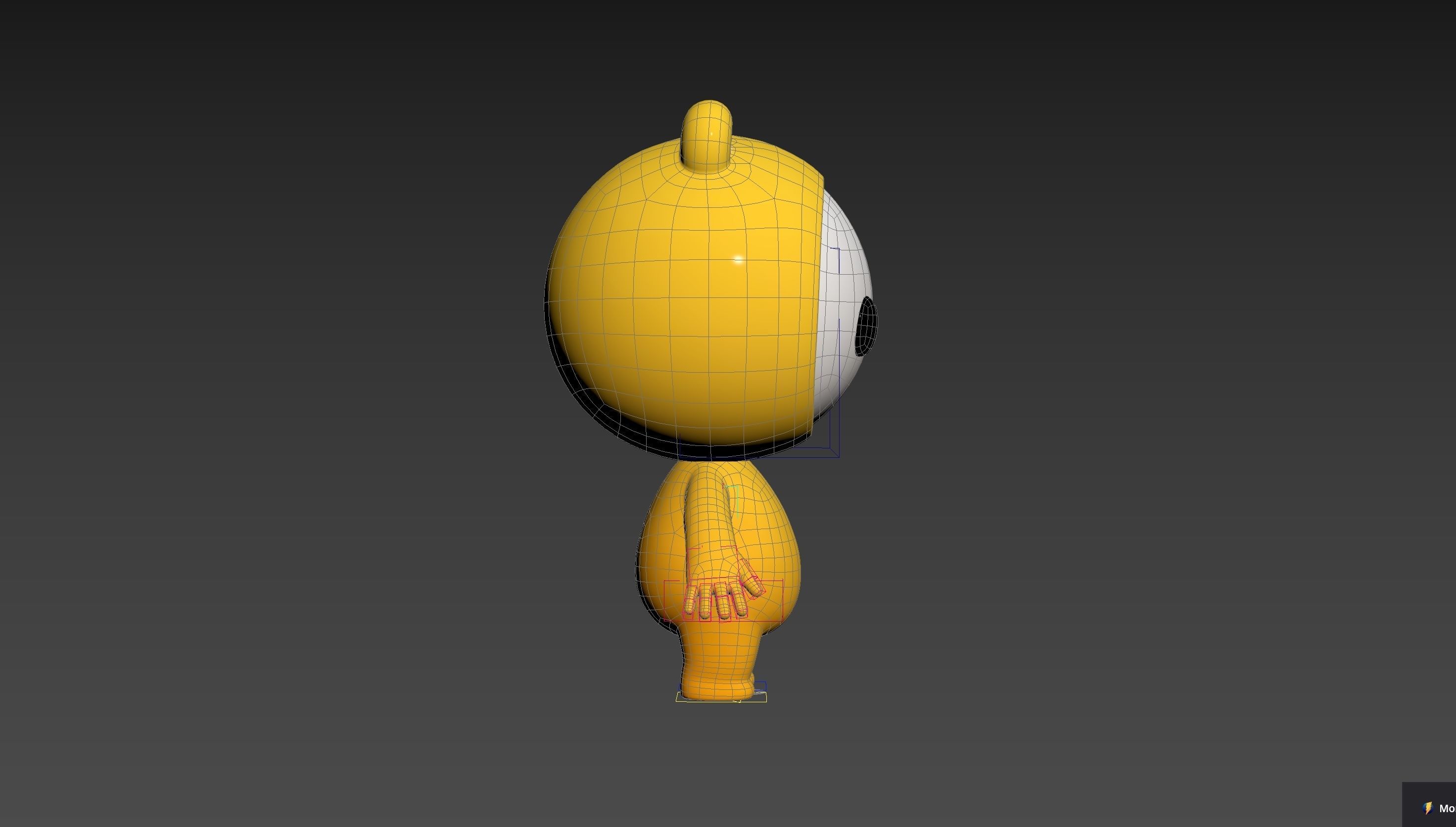 Character264 Rigged Mascot 3D model_30