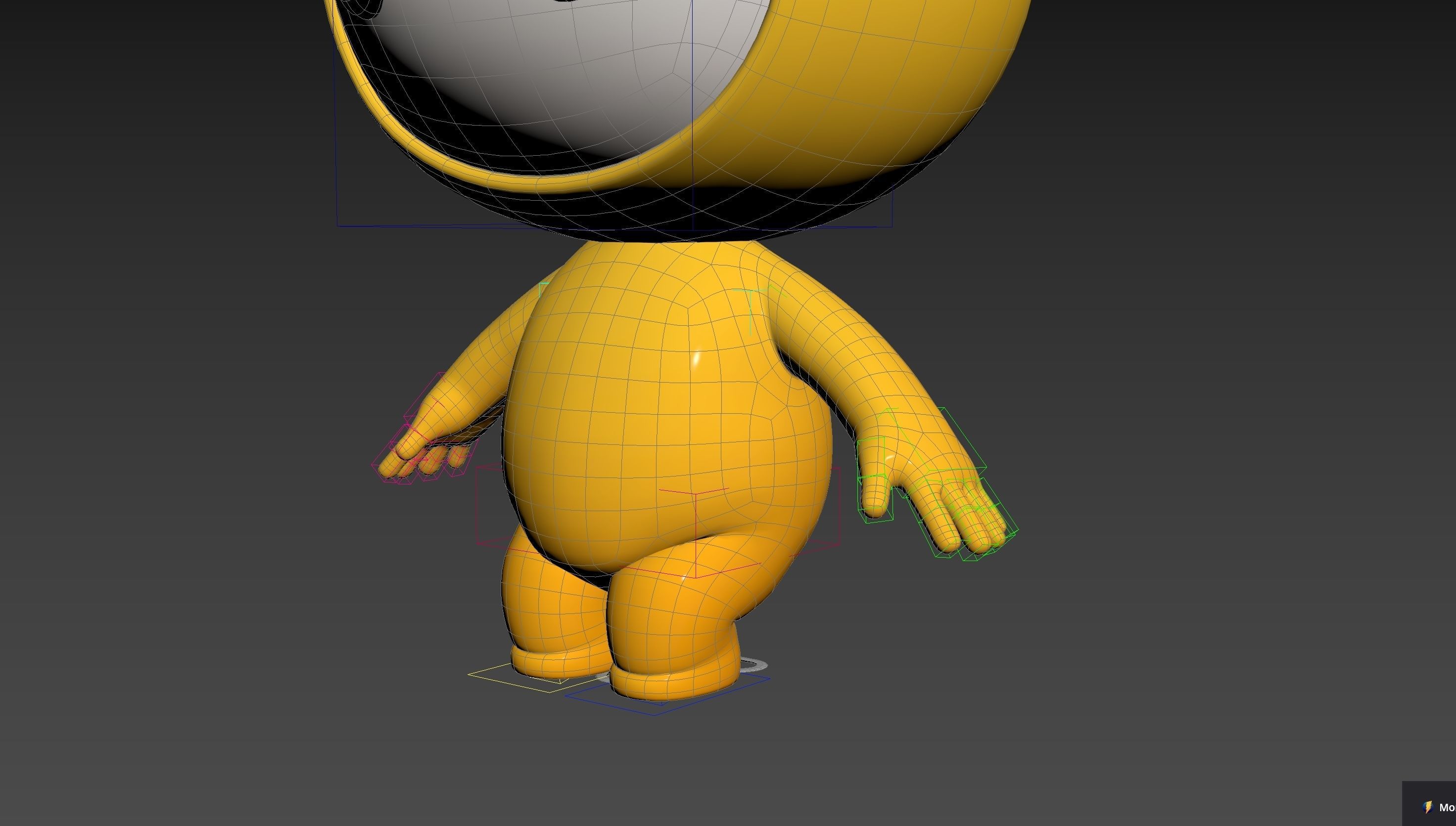 Character264 Rigged Mascot 3D model_27