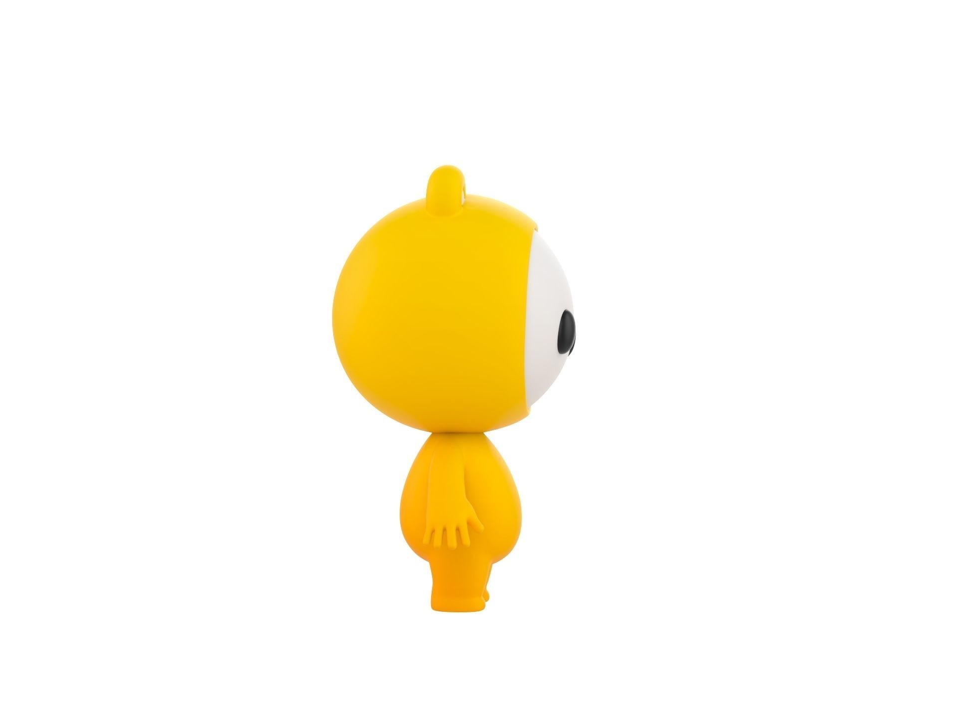 Character264 Rigged Mascot 3D model_9