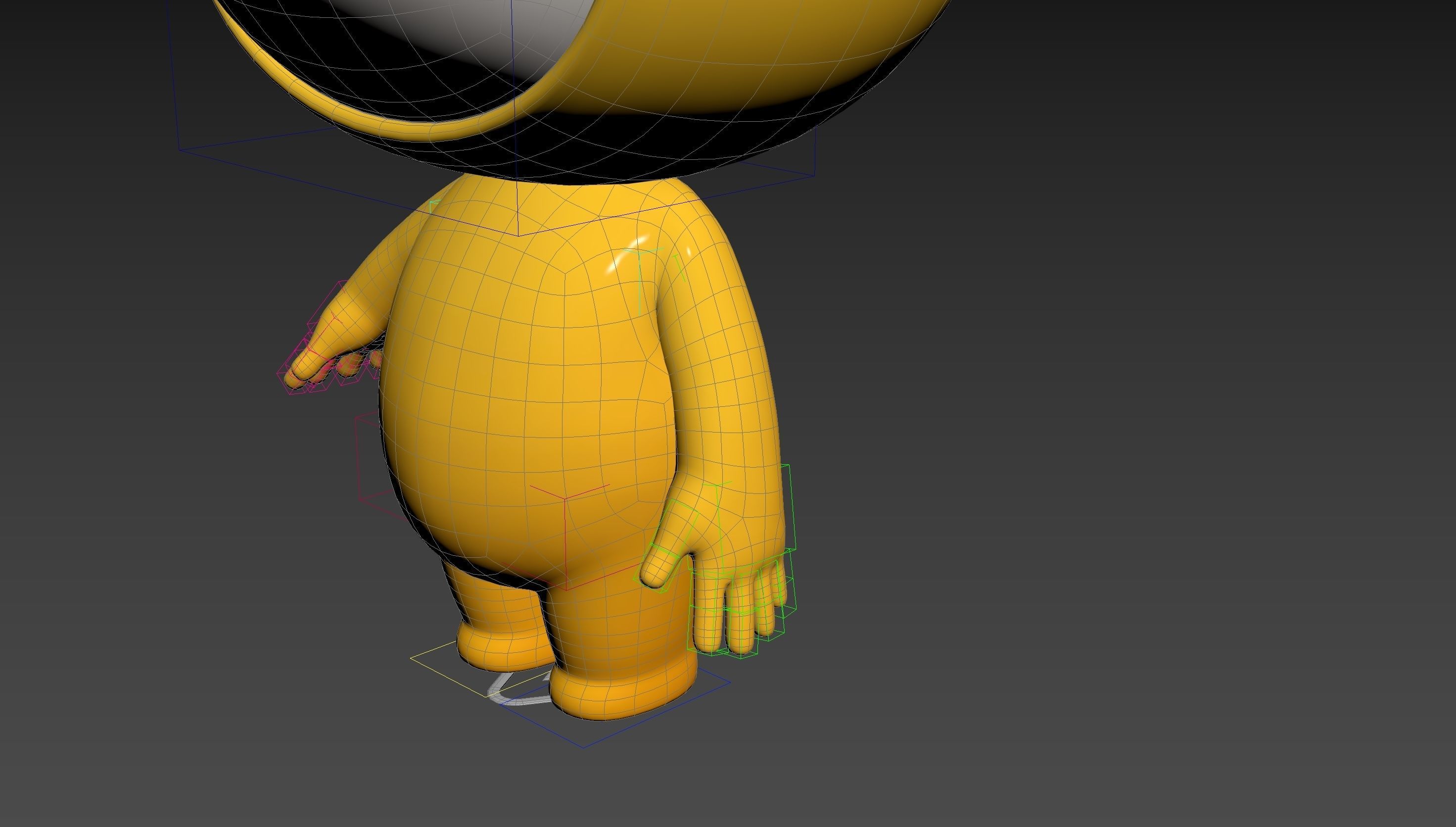 Character264 Rigged Mascot 3D model_22